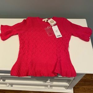 Etcetera cotton short sleeve sweater